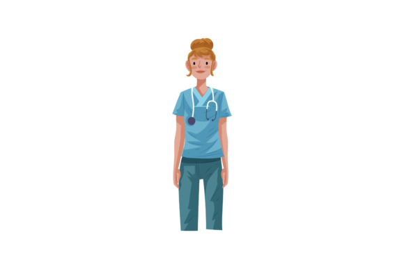 Nurse Caregiver Graphics & Illustrations