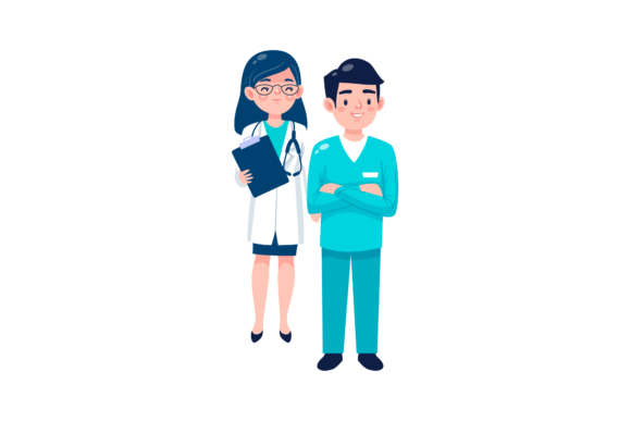 Nurse Health Care and Medicine Arts Graphics