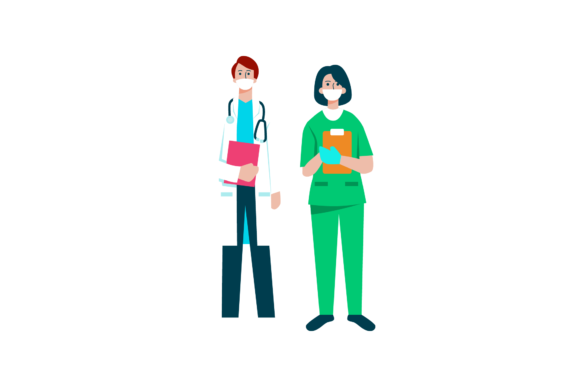 Nurse Staff Graphics & Illustrations