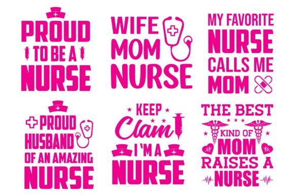 Nurse T-Shirt Bundle: Graphics for Print Templates
