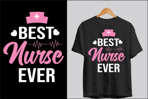 Nurse T-Shirt Design: Graphics for Print Templates