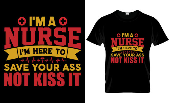 Nurse T-Shirt Design Vector Graphic 5